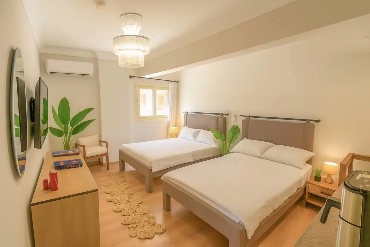 Double bed Studio by Jira Inn New Cairo ® A03 - Image 3